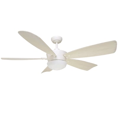 Harbor Breeze Saratoga 60 In White Indoor Ceiling Fan With Light