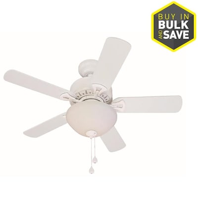 Harbor Breeze Classic 36 In White Led Indoor Ceiling Fan With
