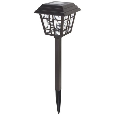 Portfolio 5x Brighter 6 Lumen Black Solar Led Path Light At