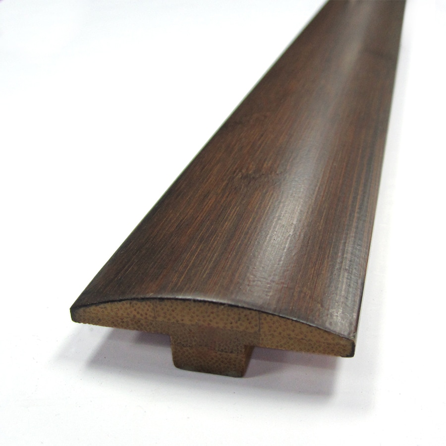 natural floors TM609HFLWJ 2-in x 72-in Woven Dark Java Wood T-Moulding