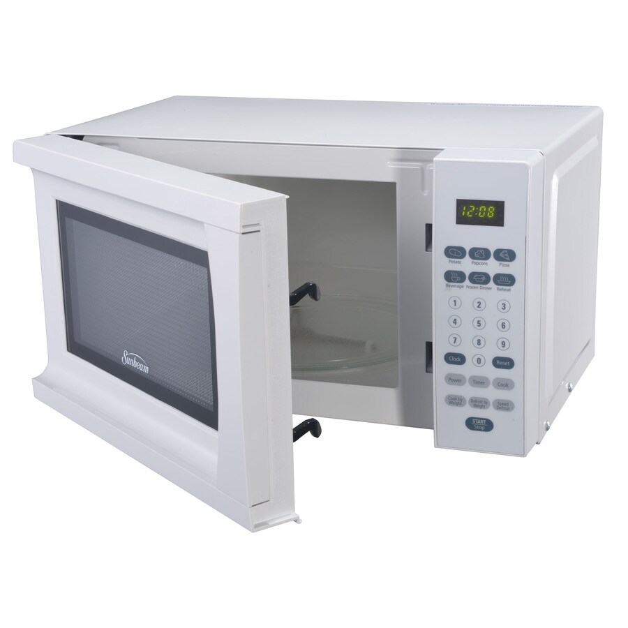 Unboxing Review Budget Sunbeam Microwave oven 0.7 cu ft 700 Watt