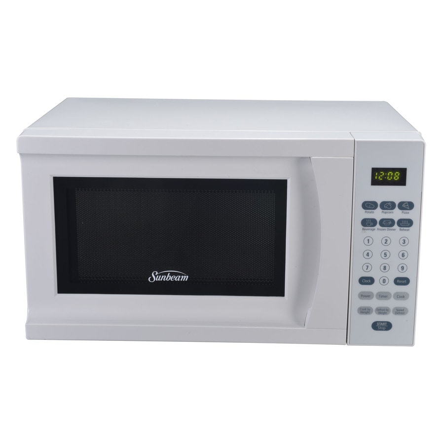 Sunbeam 0.7 CuFt 700 Watt Microwave Oven SGDJ701, White 