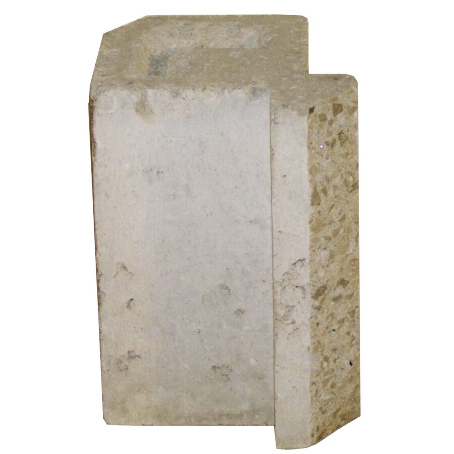 Novabrik 6399060 Marble White 90Â° Inside Corner Concrete Brick