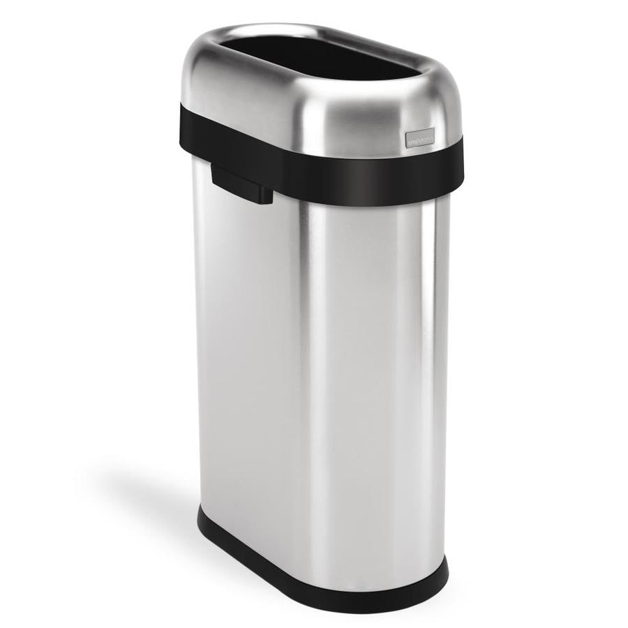 simple human smart trash can