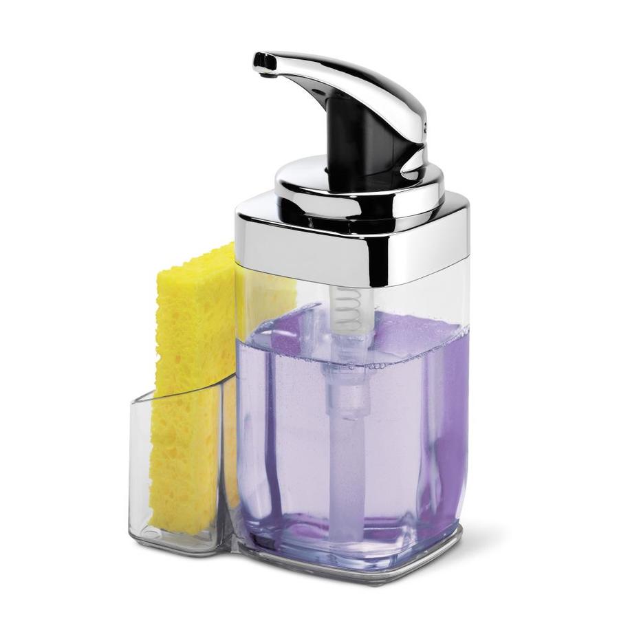 Simplehuman Chrome Soap and Lotion Dispenser at