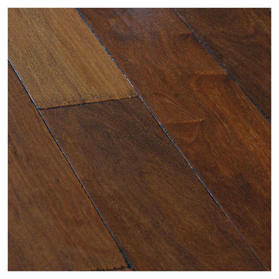 BR111 Solid Dolcetto Chestnut Hand Scraped Hardwood Flooring Plank at