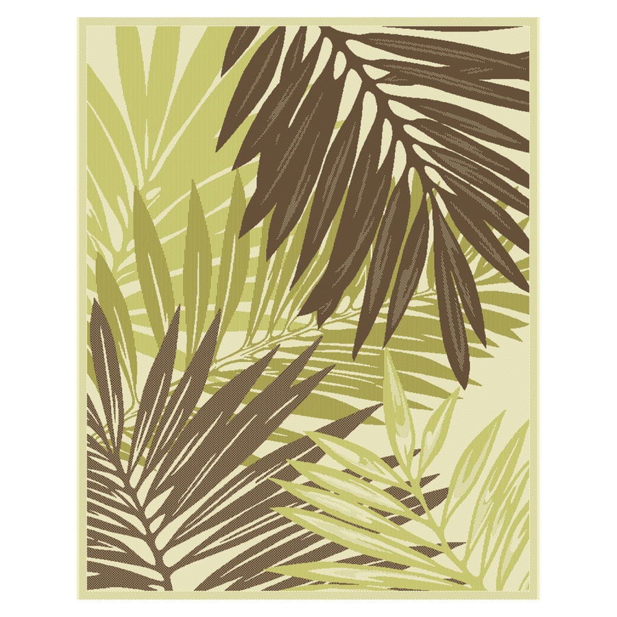 Balta 5 3 X 7 6 Green Palm Shade Outdoor Rug At Com Balta 5 3 X 7 6 Green Palm