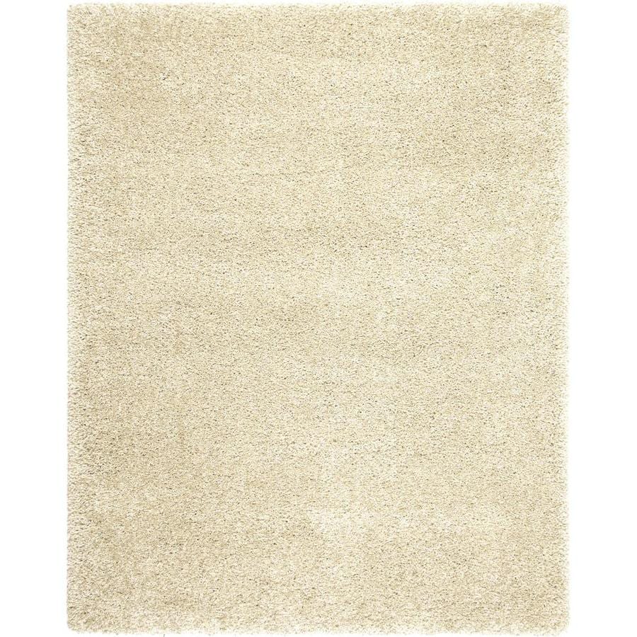 Shop allen   roth Decora Rectangular Indoor/Outdoor Woven Area Rug ...