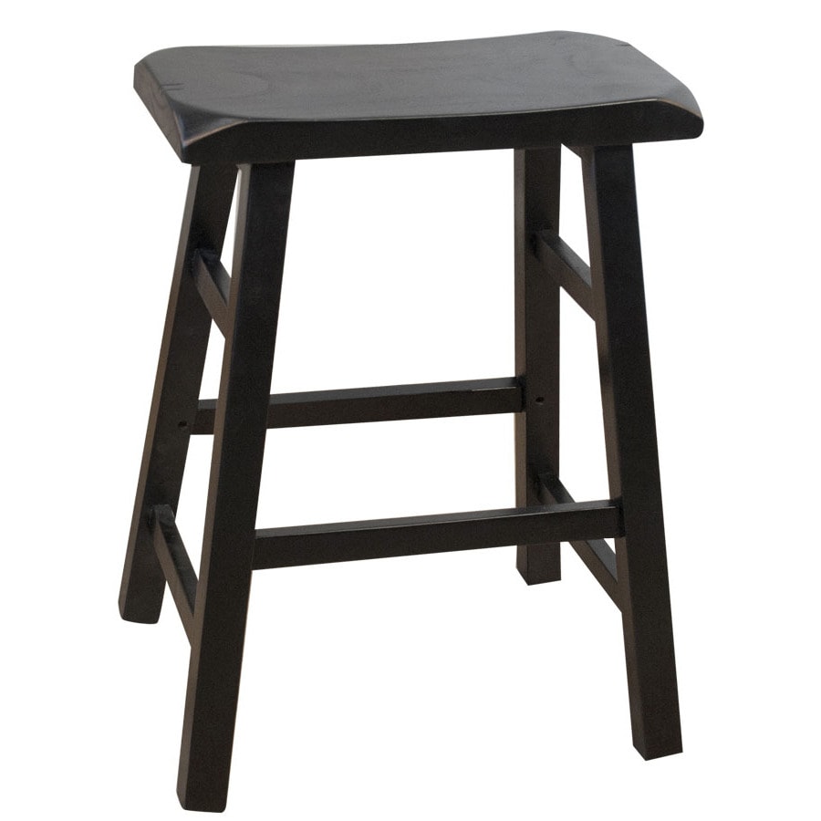 Shop Grand Aspirations Espresso 24 In Counter Stool At Lowes Com   839913005044 