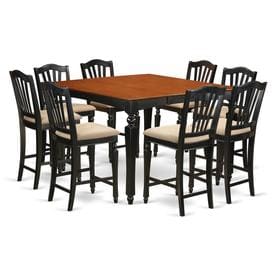 Dining Sets At Lowes East West Furniture Chelsea Black And Cherry Dining Set With Table