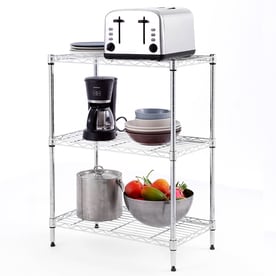 Style Selections 3 Tier Steel Utility Freestanding Shelving Unit