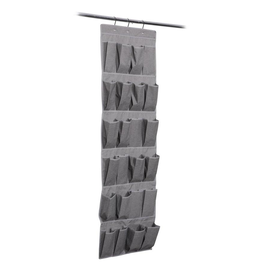 Osto Over The Door Shoe Organizer 24 Breathable Pockets 12 Pairs Of Shoe 64in X 18in In The Shoe Storage Department At Lowes Com