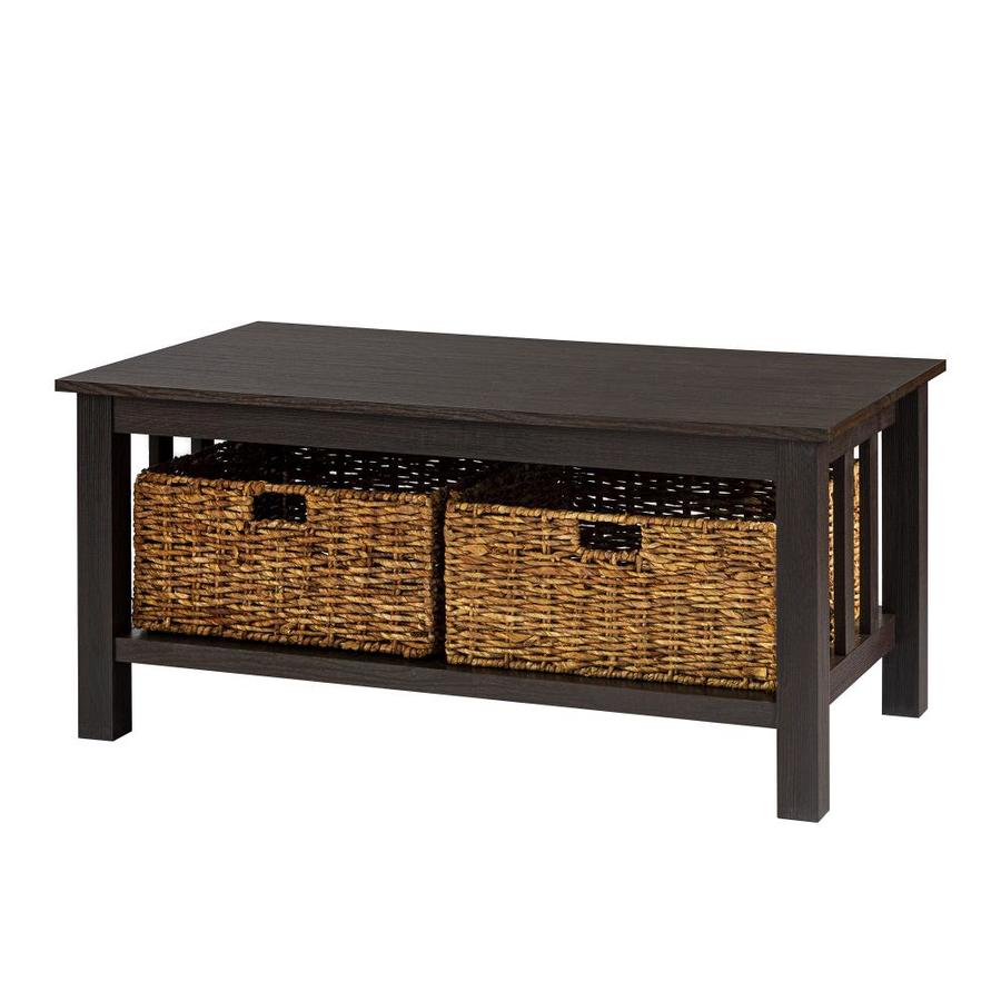 Walker Edison Reclaimed Barnwood Wood Coffee Table In The Coffee Tables Department At Lowes Com