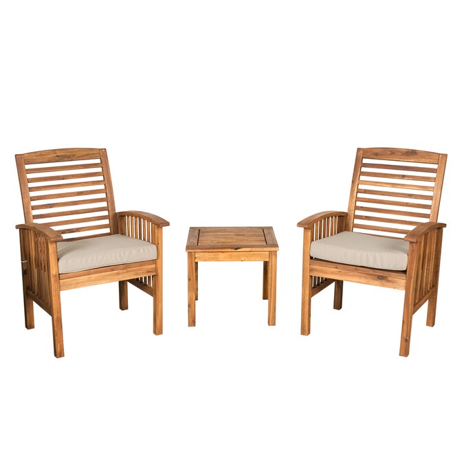 Walker Edison Patio Chairs And Side Table Brown In The Conversation Sets Department At Com - Walker Edison Patio Furniture Reviews Walker Edison Patio Chairs And Side Table Brown In The Conversation Sets Department At Com - Walker Edison Patio Furniture Reviews