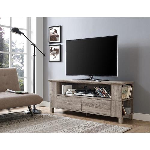 Walker Edison 60-in Rustic Wood TV Stand- Driftwood at ...