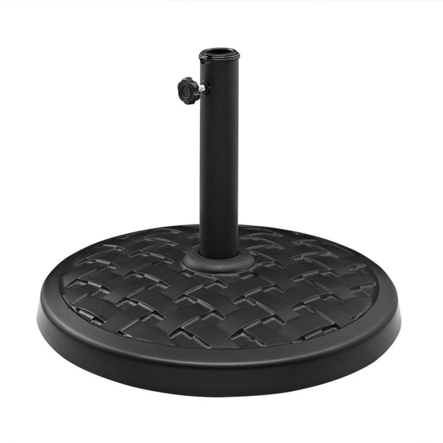 Clihome Ed Umbrella Base Black Patio Umbrella Base In The Patio Umbrella Bases Department At Lowes Com