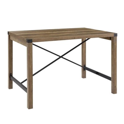 Walker Edison 48 In Farmhouse Dining Table Walker Edison 48 In Farmhouse Dining Table