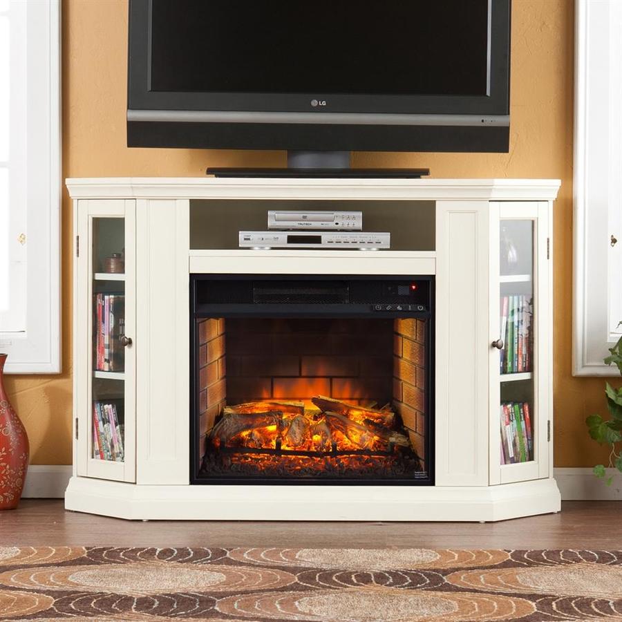 Boston Loft Furnishings 48 In W 5000 Btu Ivory Mdf Corner Or Flat Boston Loft Furnishings 48 In W 5000 Btu Ivory Mdf Corner Or Flat Wall Infrared Quartz Electric Fireplace Media Mantel Thermostat Remote Control Included