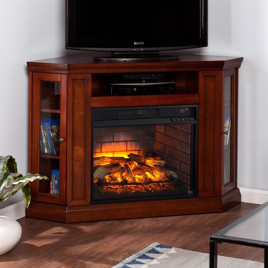 Boston Loft Furnishings 48 In W 5000 Btu Gany Mdf Corner Or Flat Boston Loft Furnishings 48 In W 5000 Btu Gany Mdf Corner Or Flat Wall Infrared Quartz Electric Fireplace Media Mantel Thermostat Remote Control Included