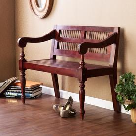 Boston Loft Furnishings Traditional Mahogany Accent Bench