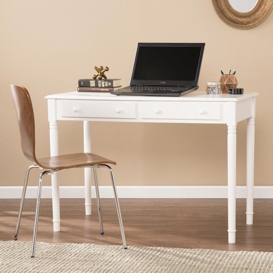 Boston Loft Furnishings Traditional Crisp White Writing Desk in the ...