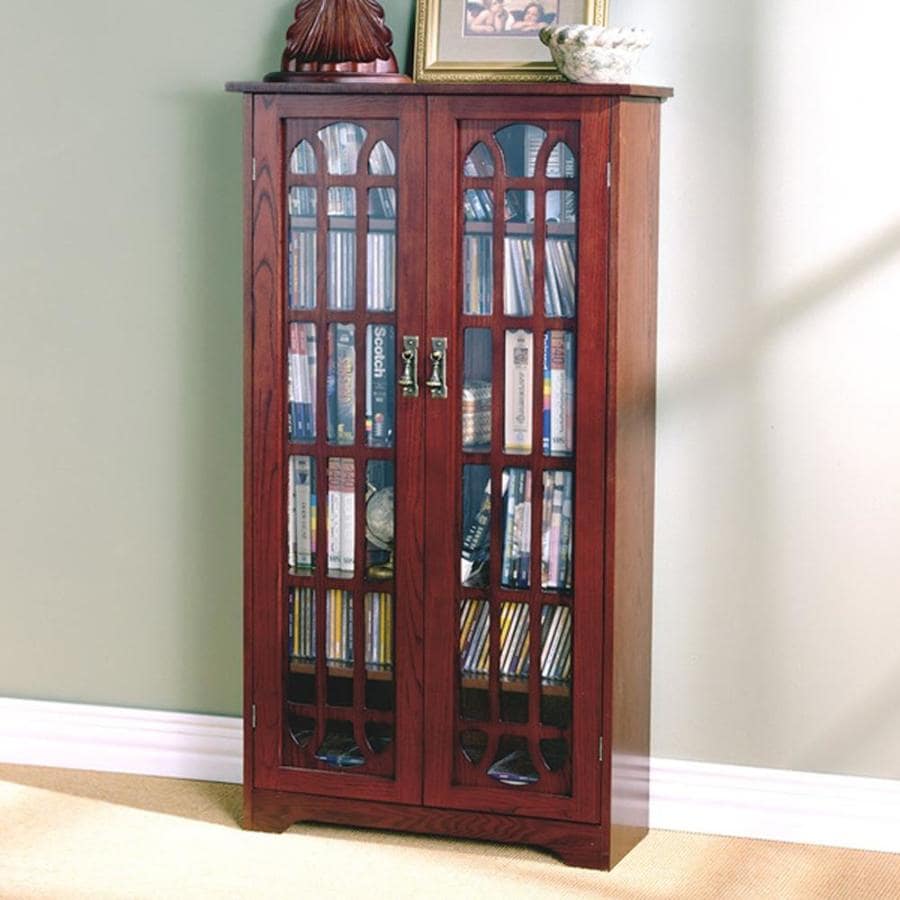 Boston Loft Furnishings Westwood Cherry Wood Freestanding Media