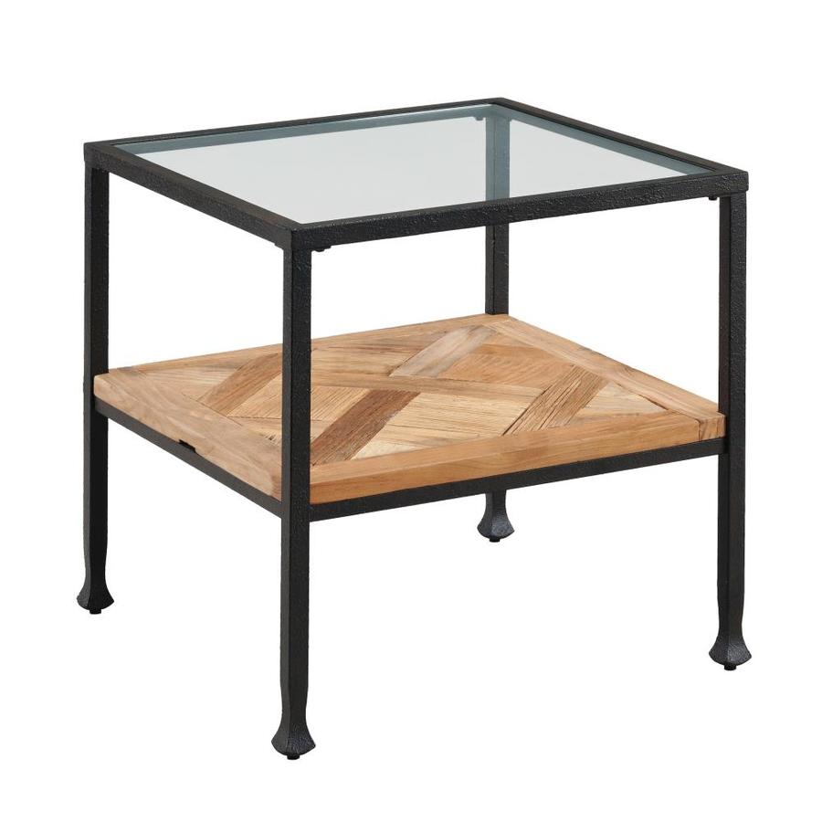 Boston Loft Furnishings Yadkin Reclaimed Wood End Table With Gl Boston Loft Furnishings Yadkin Reclaimed Wood End Table With Gl Top