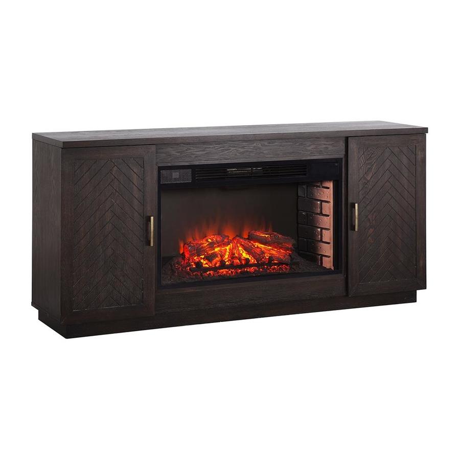 Boston Loft Furnishings 65 In W White Limed Espresso Led Electric