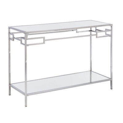 Boston Loft Furnishings Doverlane Mirrored Console Table At