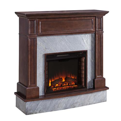 Boston Loft Furnishings 48 In W Dark Espresso Graphite Gray Fan