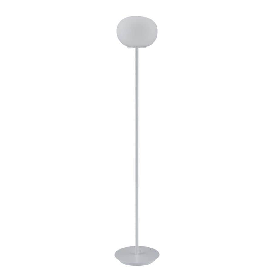 white standing lamp