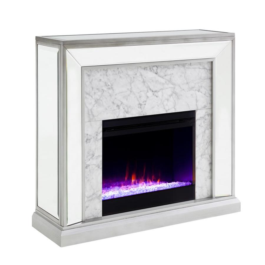 Silver Wood Electric Fireplaces At Lowes Com