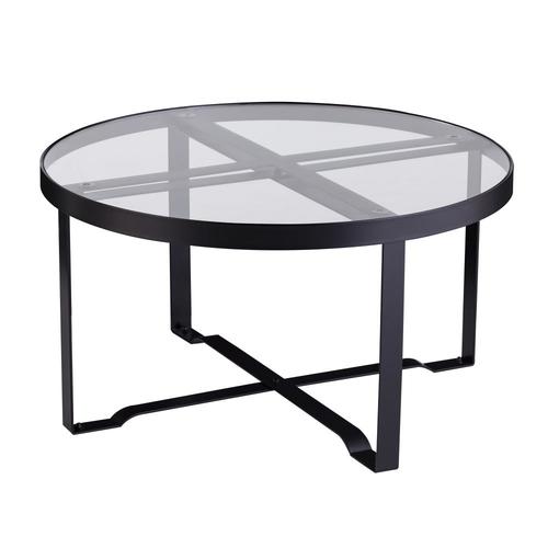 Boston Loft Furnishings Linaxi Round Outdoor Coffee Table 30-in W x 30