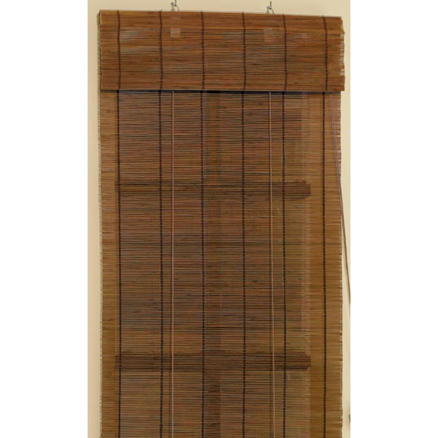 Style Selections Fruitwood Room Darkening Bamboo RollUp Shade