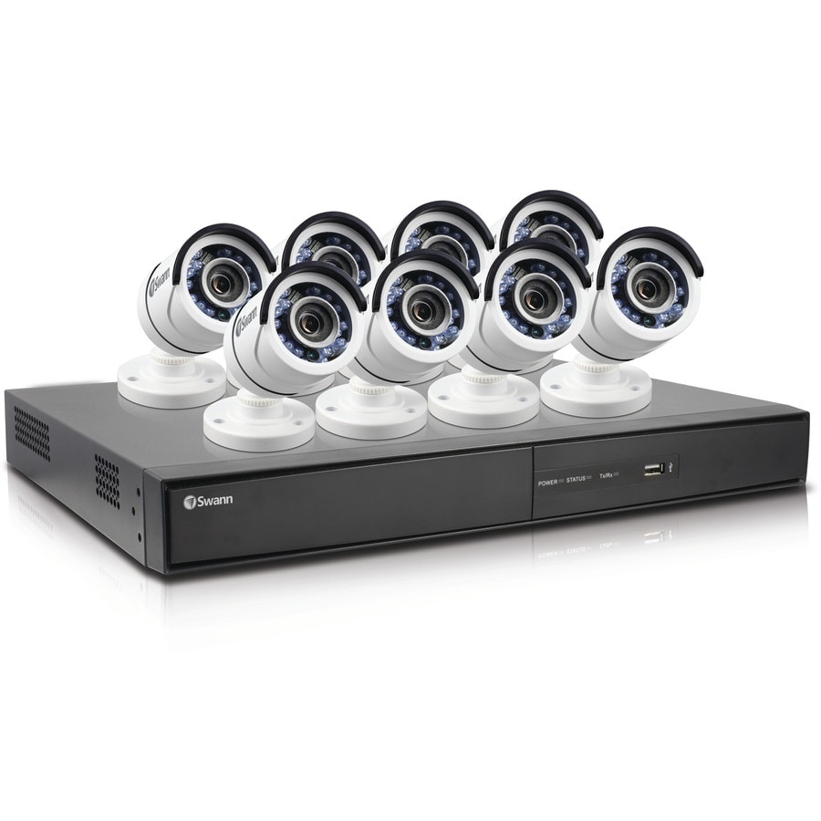 Swann SWDVK-164508-US 4500 8-Camera Wired Security Camera System