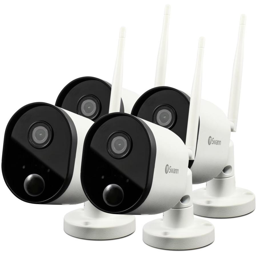 Swann Outdoor wi-fi camera Digital Wireless Outdoor 4-Pack ...