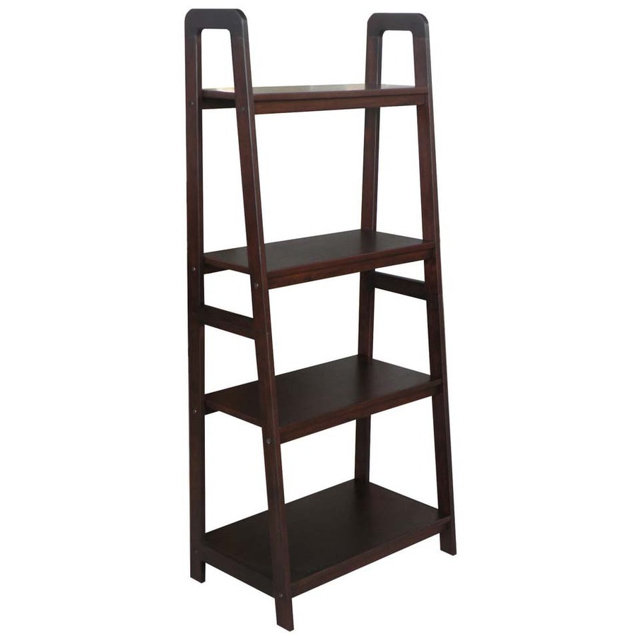 Allen + roth 55in H x 24in W x 14.75in D 4Tier Wood Freestanding