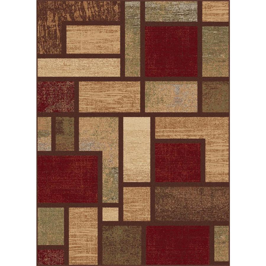 5x8 Area Rugs Lowe S Lowes Home Design Ideas Tayse Festival Rectangular Indoor Machine Made Area