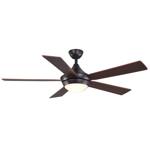 allen + roth Portes 52in Aged Bronze Downrod Mount Indoor Ceiling Fan