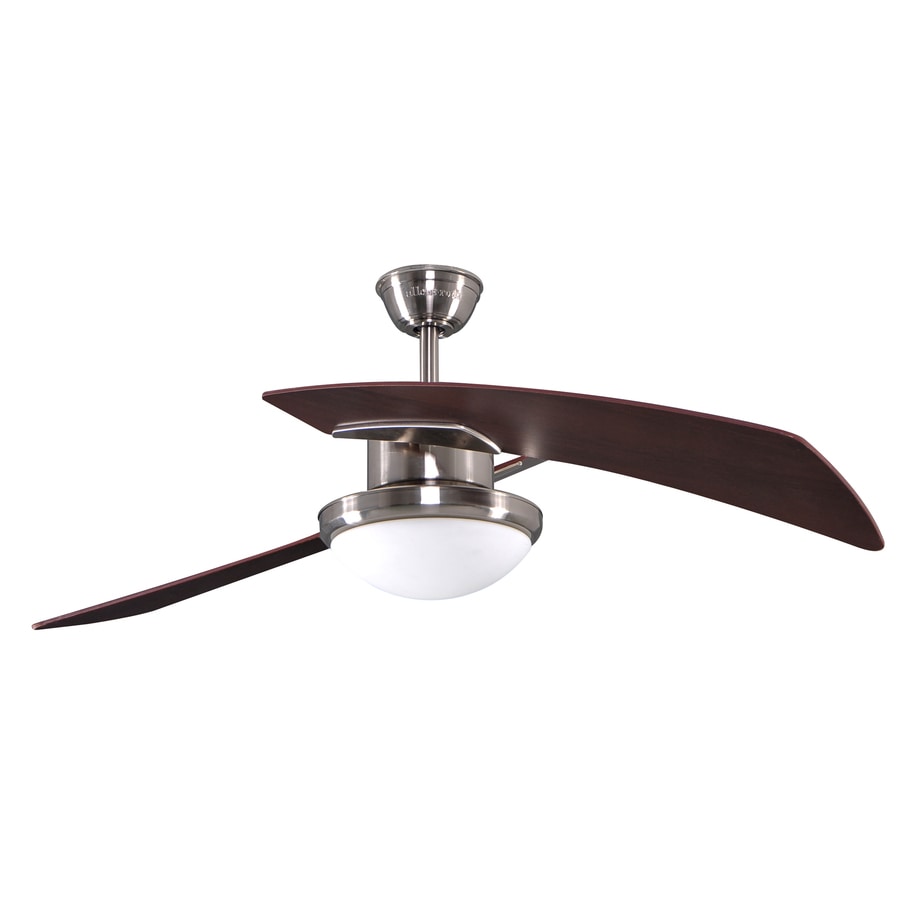 Allen Roth 48 In Santa Ana Brushed Nickel Ceiling Fan With Light