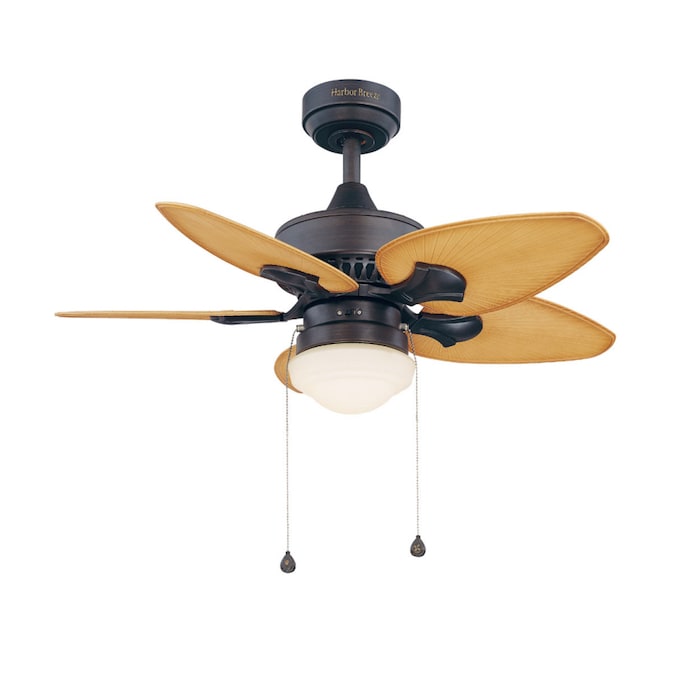 Harbor Breeze 36 In Southlake Aged Bronze Outdoor Ceiling Fan With Light Kit The Fans Department At Com - 36 Inch Ceiling Fan With Light Kit
