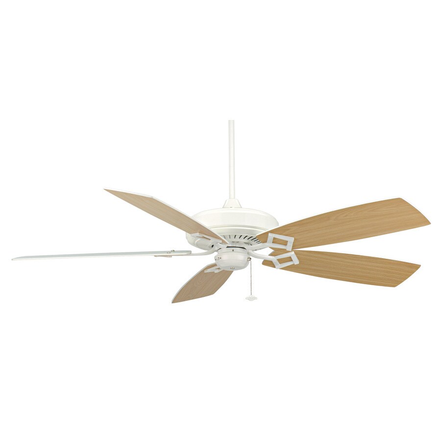 Fanimation 60 In Edgewood White Ceiling Fan Energy Star At Lowes Com