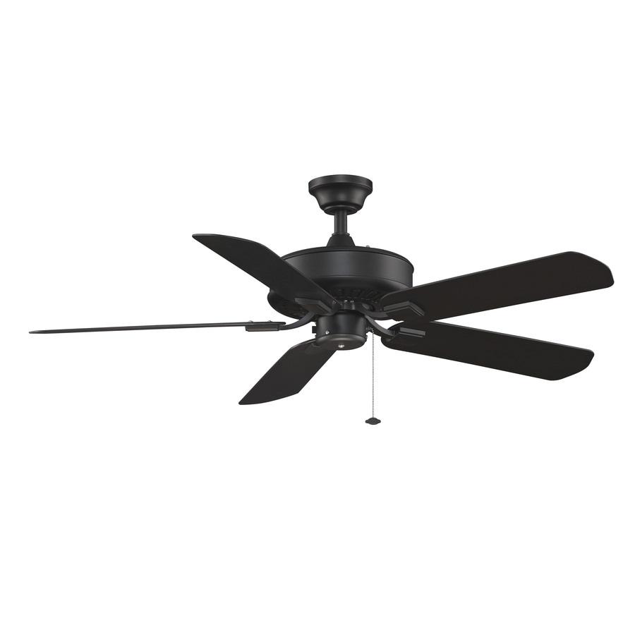 Fanimation Edgewood 50 In Black Indoor Outdoor Ceiling Fan 5