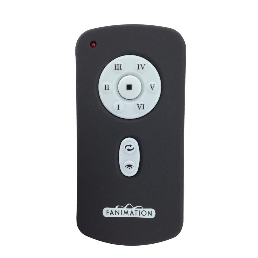 Fanimation 6-Speed Gray Handheld Ceiling Fan Remote ...