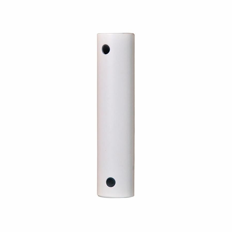 Fanimation Fanimation Downrods 12 In Matte White Stainless