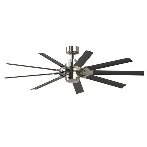 Fanimation Studio Collection Slinger V2 72 In Brushed Nickel Led