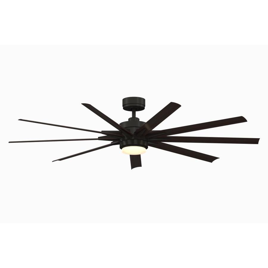 Fanimation Odyn Custom 72 In Bronze Led Indoor Outdoor Ceiling Fan