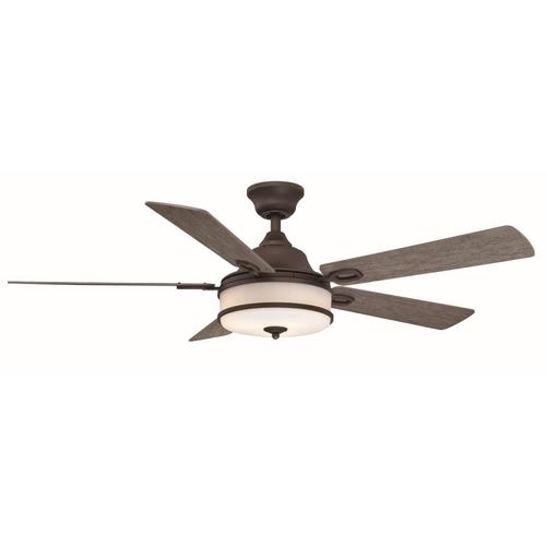 Fanimation Stafford 52 In Matte Gray Led Indoor Ceiling Fan