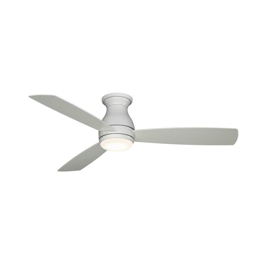 Fanimation Hugh 52 In LED Indoor Outdoor Flush Mount Ceiling Fan With   840506085688 