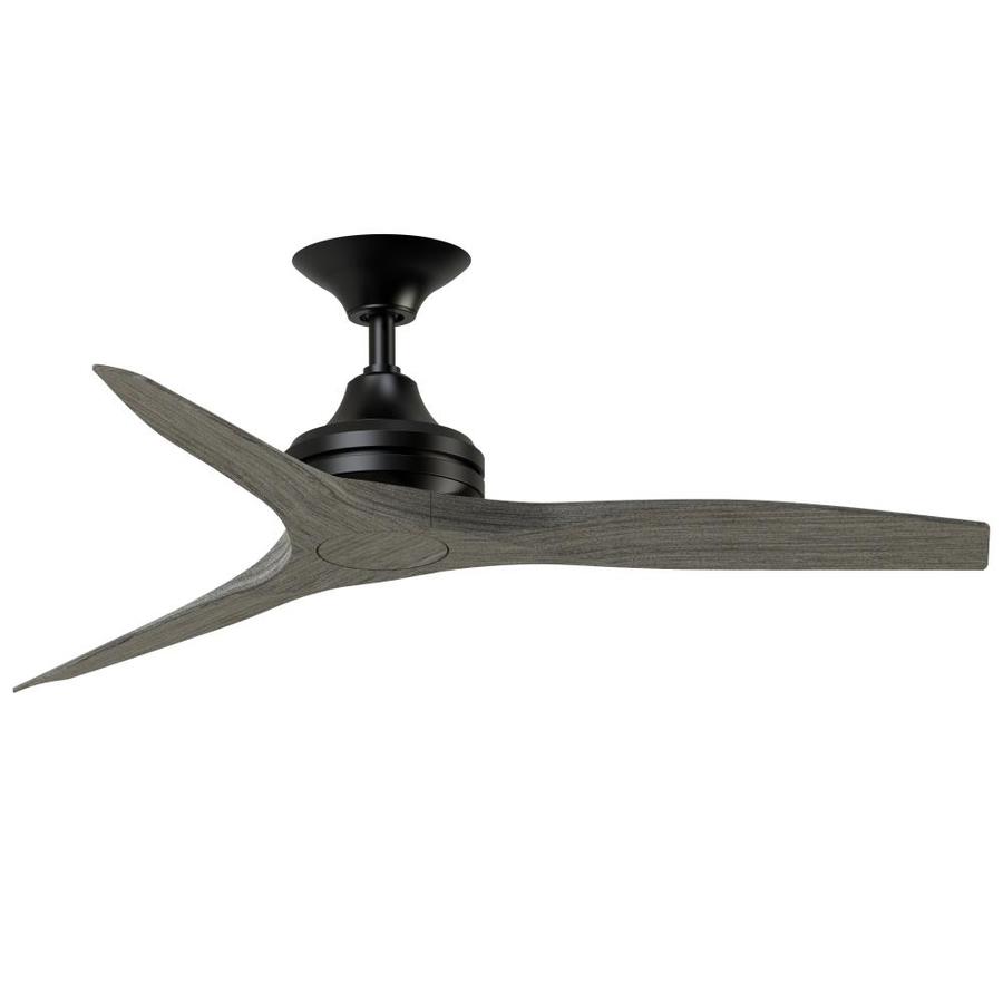 Fanimation Spitfire 48 In Black Indoor Outdoor Ceiling Fan And